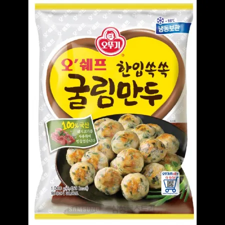 (16:30마감)(O)한입쏙쏙굴림만두(1KG(20G*약48EA)/PAC/오뚜기) 이미지