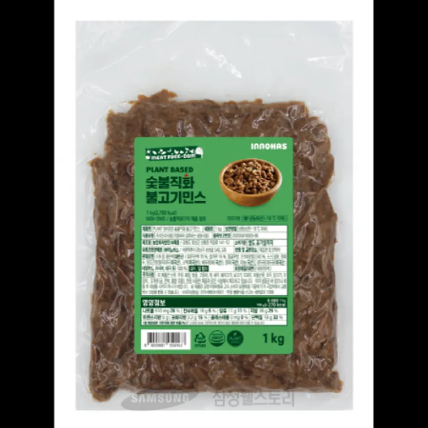 (16:30마감)비건대체육(이노하스/1KG/PAC/숯불직화불고기민스) 이미지