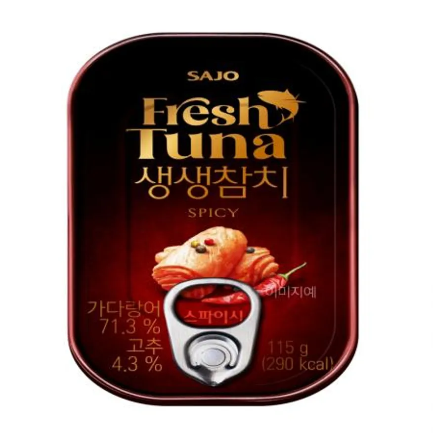 (16:30마감(D) 생생참치스파이시(사조대림/115g)EA 이미지