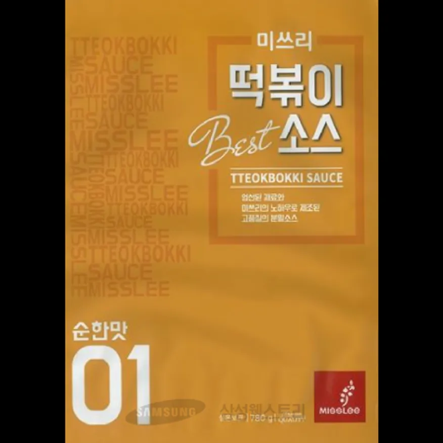 (16:30마감)떡볶이소스순한맛(미쓰리/780G/EA) 이미지