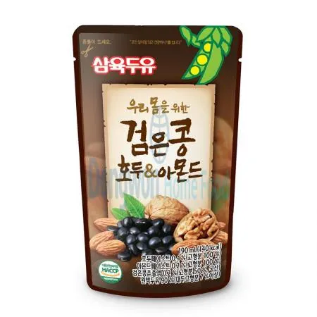 (16:30마감(D) 검은콩호두&아몬드(삼육식품/파우치/190ml*15입/W)BOX 이미지