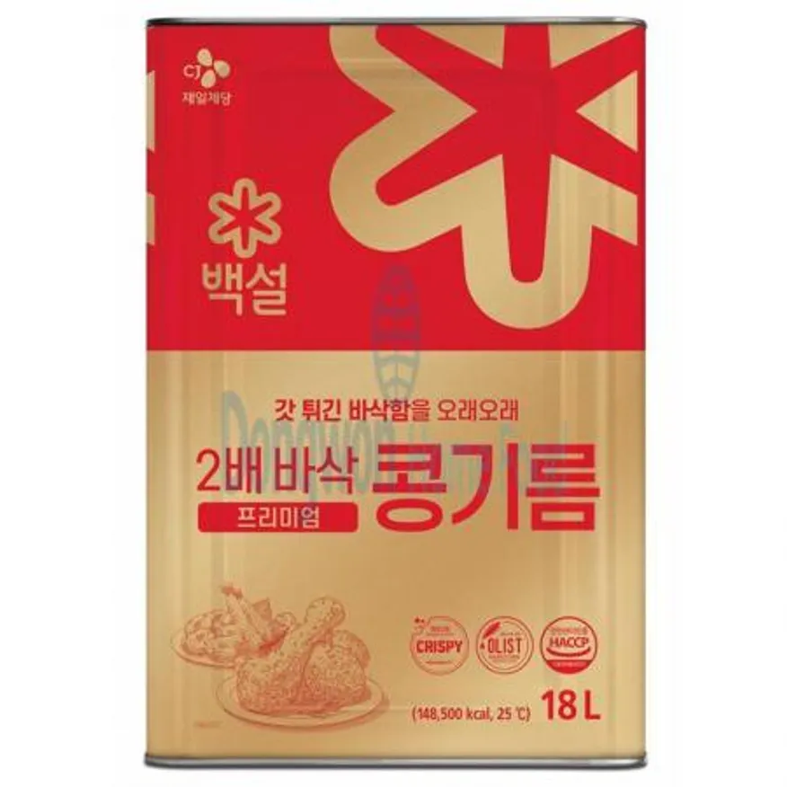 (16:30마감(D) 콩기름(CJ/2배바삭/프리미엄/18L)EA 이미지