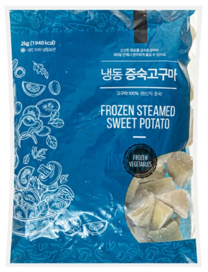 (16:30마감(D) 고구마(중국산/글로벌/냉동/증숙/4~6cm컷/2kg)EA 이미지