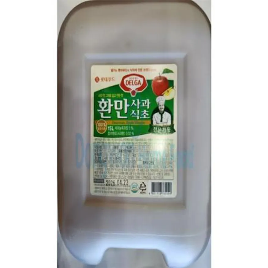 (16:30마감(D) 환만사과식초(롯데웰푸드/15L)EA 이미지