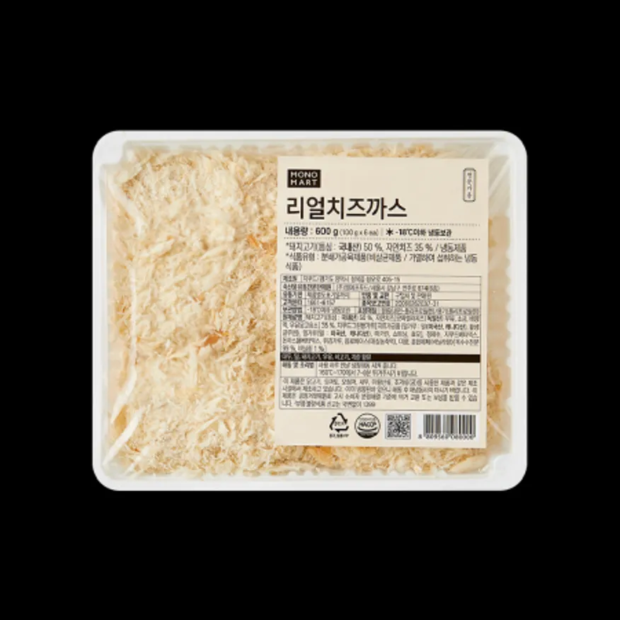 (16:30마감)리얼치즈가스(600G(100G*6/모노마트/돈등심:국산/치즈:독일산) 이미지