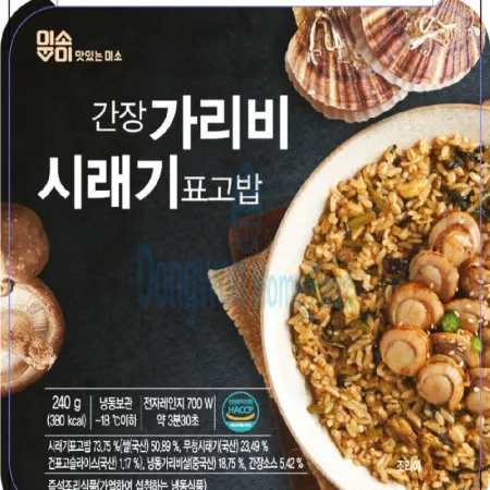 (16:30마감(D) 간장가리비시래기표고밥(다보/240G)EA 이미지