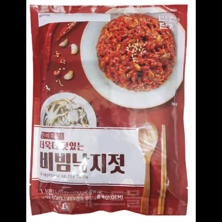 (16:30마감)비빔낙지젓(반찬단지/1KG/PAC/중국산) 이미지