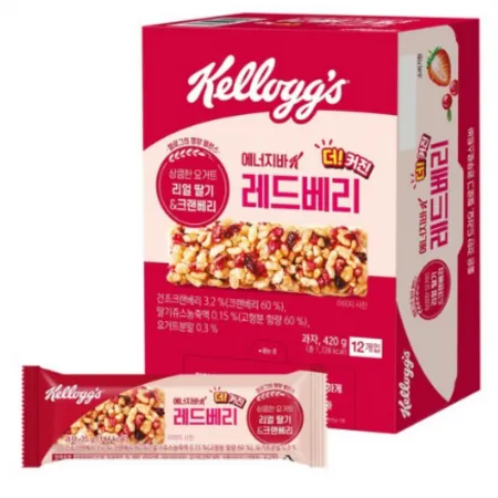 (16:30마감(D) 레드베리에너지바(켈로그/35G*12EA)EA 이미지