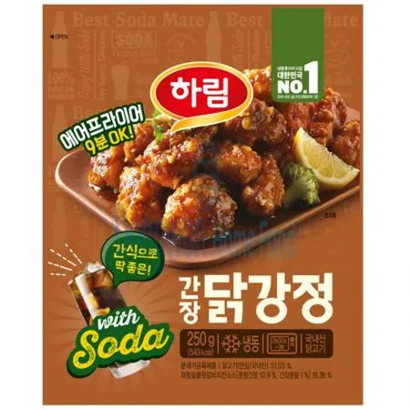 (16:30마감(D) 간장닭강정(하림/계육:국내산/250g)EA 이미지