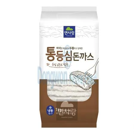 (16:30마감(D) 통등심돈까스(면사랑/돈등심:국산/100g*10입/1kg)EA 이미지