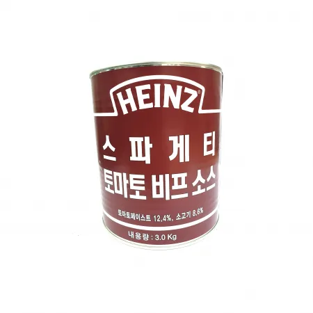 (16:30분마감)하인즈 스파게티토마토비프소스(실온 직송용 3Kg) 이미지