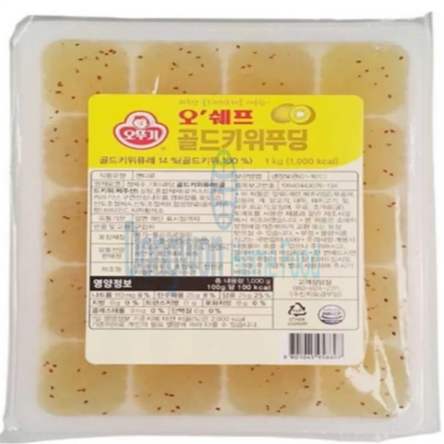 (16:30마감(D) 오쉐프골드키위푸딩(오뚜기/1KG)EA 이미지