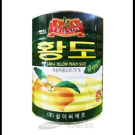 (16:30마감)황도슬라이스캔(삼아/2.9KG/EA/복숭아:중국산) 이미지