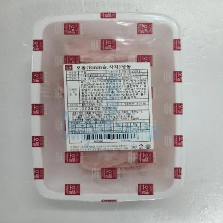 (16:30마감(D) 오팜슬라이스(오뗄/냉동/사각/돼지고기:국산/1kg)EA 이미지