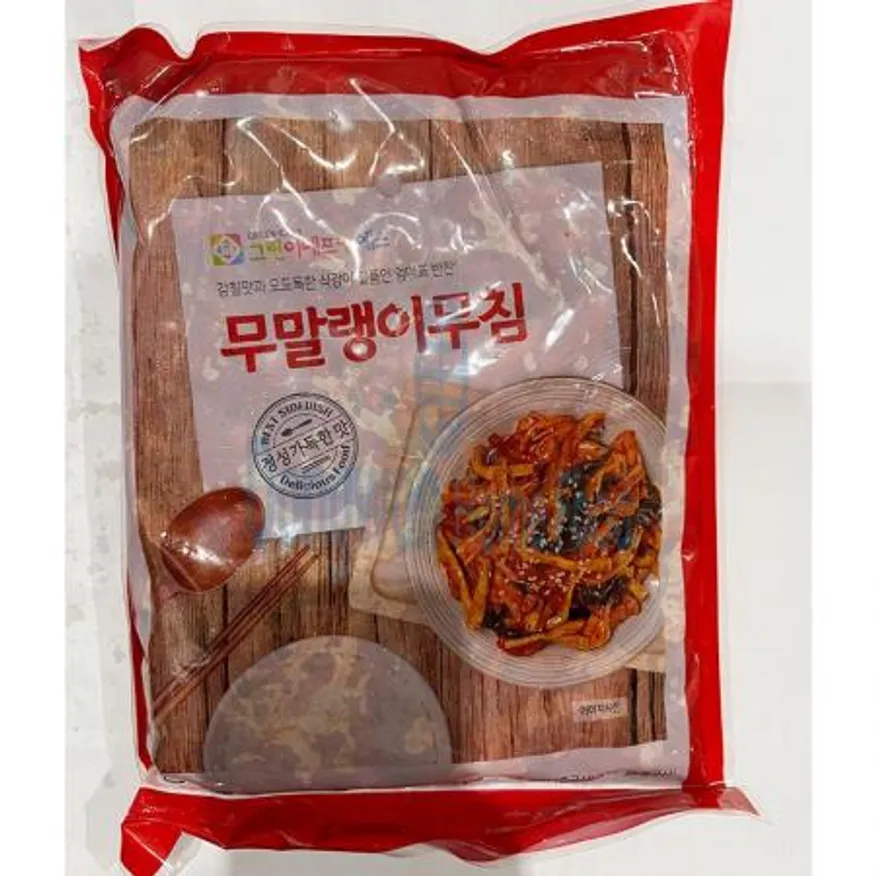 (16:30마감(D) 무말랭이무침(중국완제품/이음/고추장/1KG)EA 이미지