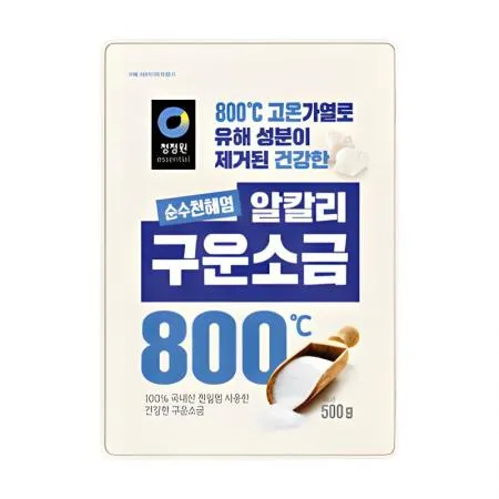 (16:30마감(D) 청정원구운소금(대상/1kg)EA 이미지
