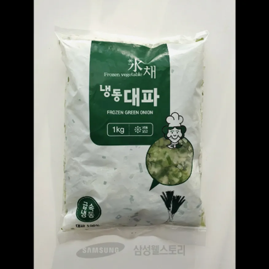 (16:30마감)냉동대파(5MM/슬라이스/농우/1KG/PAC/중국산) 이미지