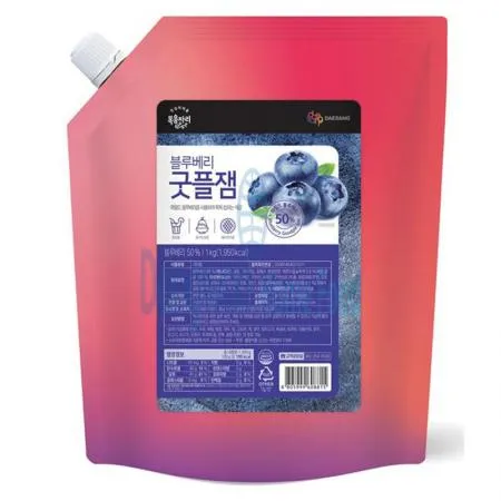 (16:30마감(D) 블루베리잼(복음자리/굿플잼/1KG)EA 이미지