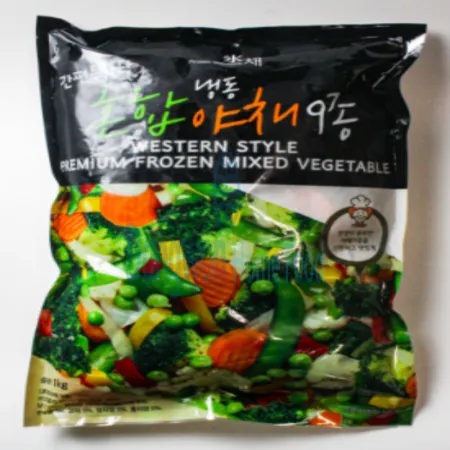 (16:30마감(D) 혼합야채9종(중국산/농우/냉동/1kg)EA 이미지