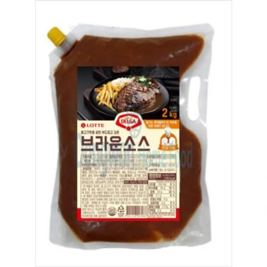 (16:30마감(D) 델가브라운소스(롯데웰푸드/2kg)EA 이미지