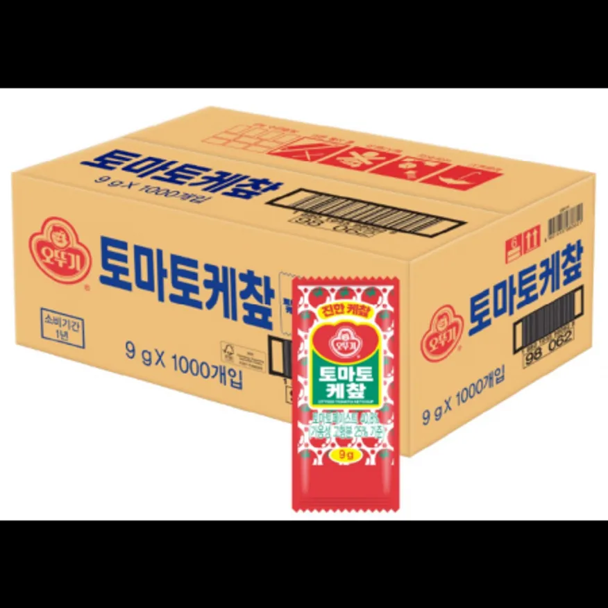 (16:30마감)일회용케찹(박스)(오뚜기/9KG(9G*1000EA)/BOX) 이미지