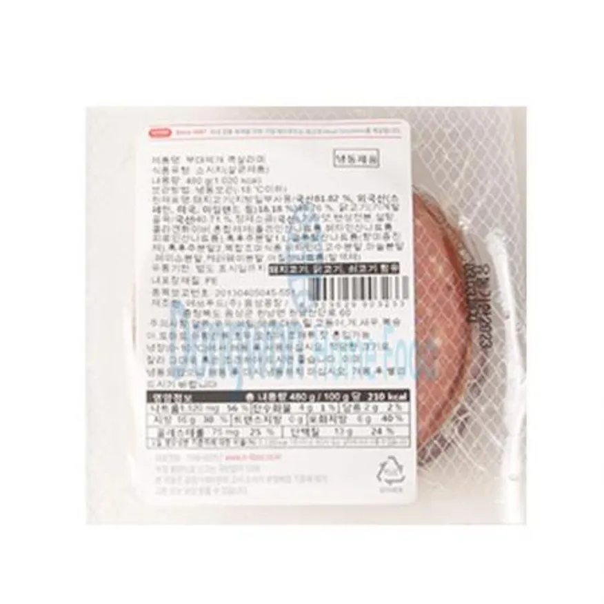 (16:30마감(D) 부대찌개쿡살라미(에쓰푸드/돈육:국산,외국산,닭고기:국산/480g)EA 이미지