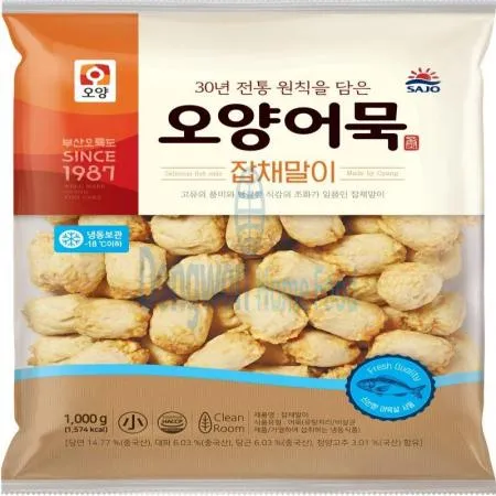 (16:30마감(D) 미니잡채어묵(연육:외국산/사조오양/냉동/1kg)EA 이미지