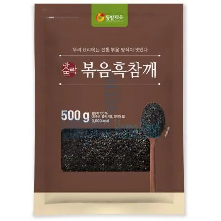 (16:30마감(D) 볶음흑참깨(외국산/맛뜨락/500g)EA 이미지