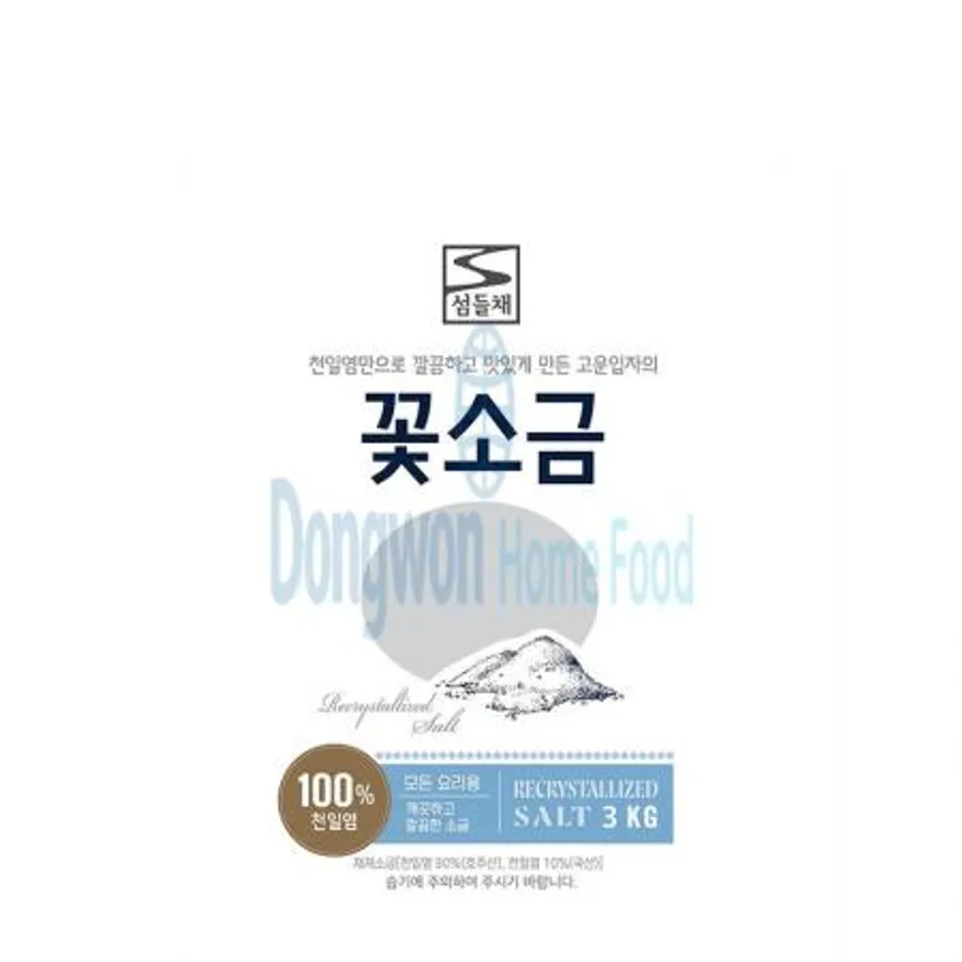 (16:30마감(D) 꽃소금(호주산100%)/태평소금/3kg)EA 이미지