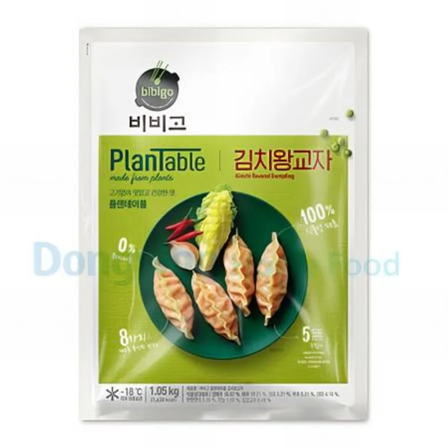 (16:30마감(D) 김치왕교자(CJ비비고플랜테이블/비건/1.05kg)EA 이미지