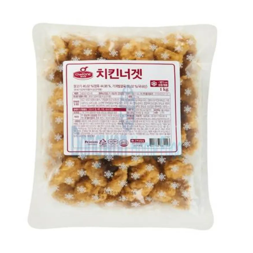 (16:30마감(D) 쉐프원치킨너겟(대상/닭고기:국내산/1kg)EA 이미지