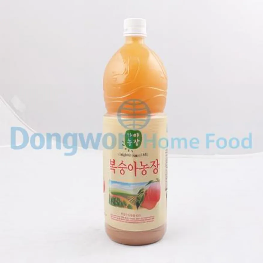 (16:30마감(D) 가야농장복숭아주스(웅진/1.5L)EA 이미지