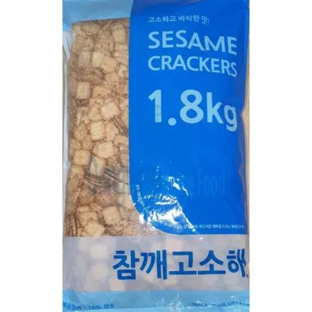 (16:30마감(D) 참깨고소해(신흥/크래커/1.8KG*2EA)BOX 이미지