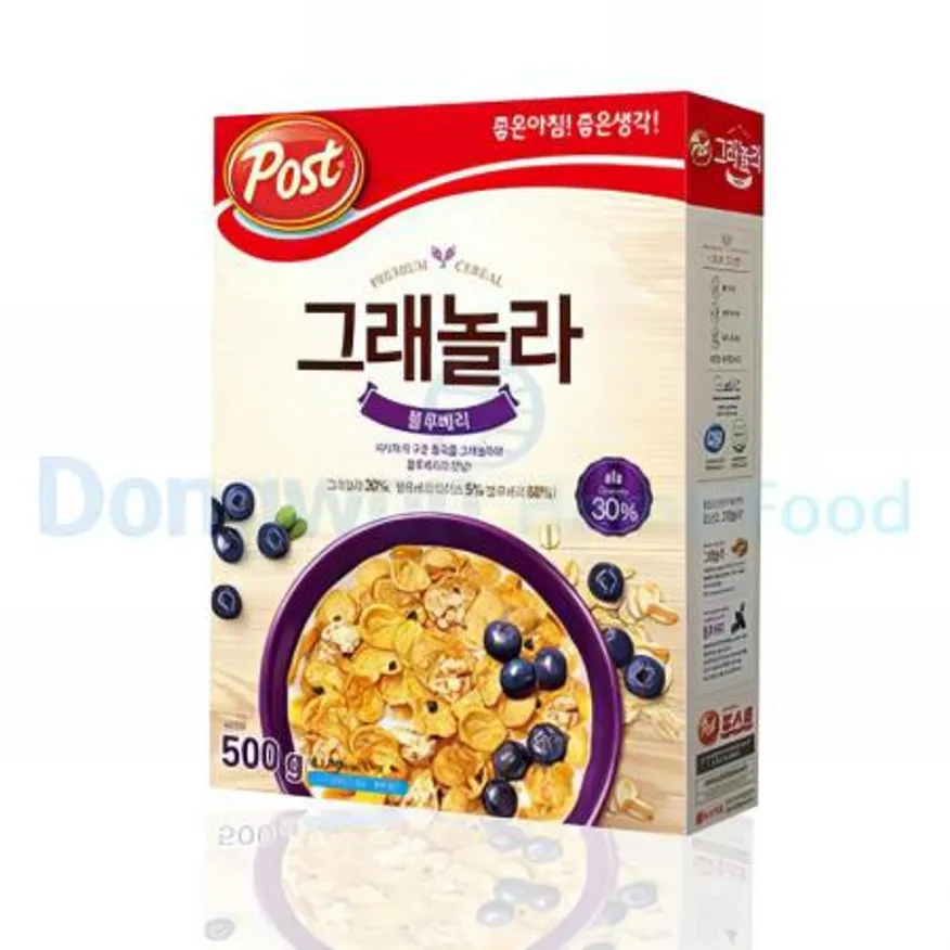 (16:30마감(D) 그래놀라블루베리시리얼(포스트/동서/500g)EA 이미지