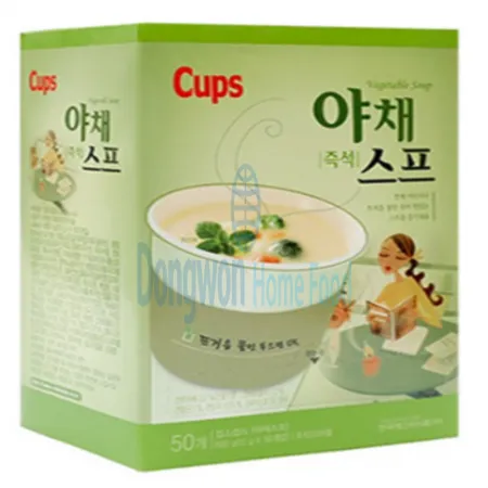 (16:30마감(D) 컵스컵스야채스프(한국에스비/12G*50입)EA 이미지