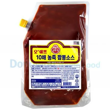 (16:30마감(D) 오쉐프10배농축짬뽕소스(오뚜기/2KG)EA 이미지