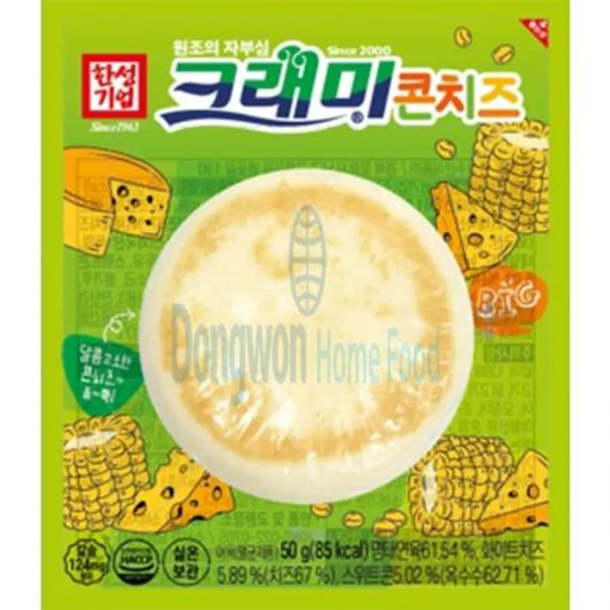(16:30마감(D) 크래미콘치즈(명태연육:미국산/한성/50g)EA 이미지