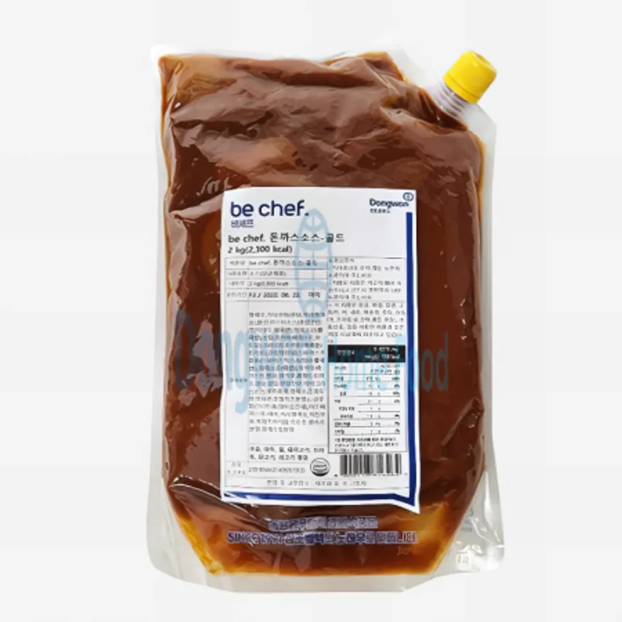 (16:30마감(D) be chef. 돈까스소스-골드(2KG/동원홈푸드)EA 이미지
