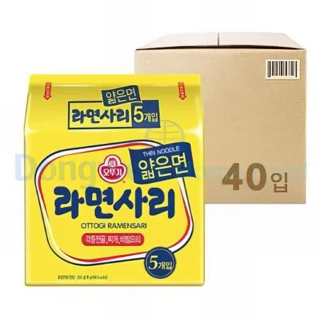 (16:30마감(D) 사리면(오뚜기/얇은면/40입)BOX 이미지