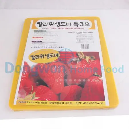 (16:30마감(D) 칼라도마(450*350*16mm/노란색)EA 이미지