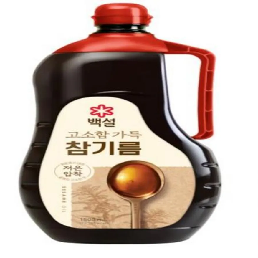 (16:30마감(D) 고소함가득참기름(백설/CJ/1.5L)EA 이미지