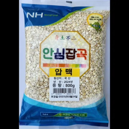 (W)보리쌀(800G/PAC/국내산/유가농협/압맥)