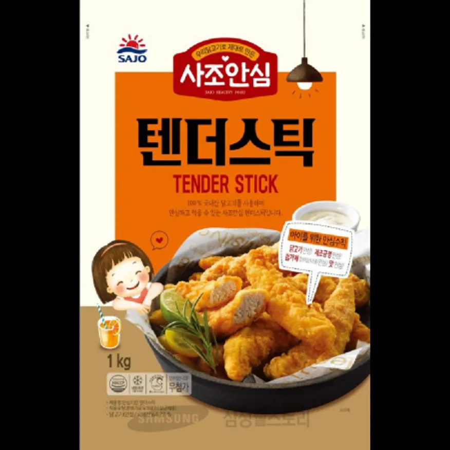 (16:30마감)안심치킨텐더스틱(1KG(약26±5EA)/PAC/계육:국내산/대림) 이미지