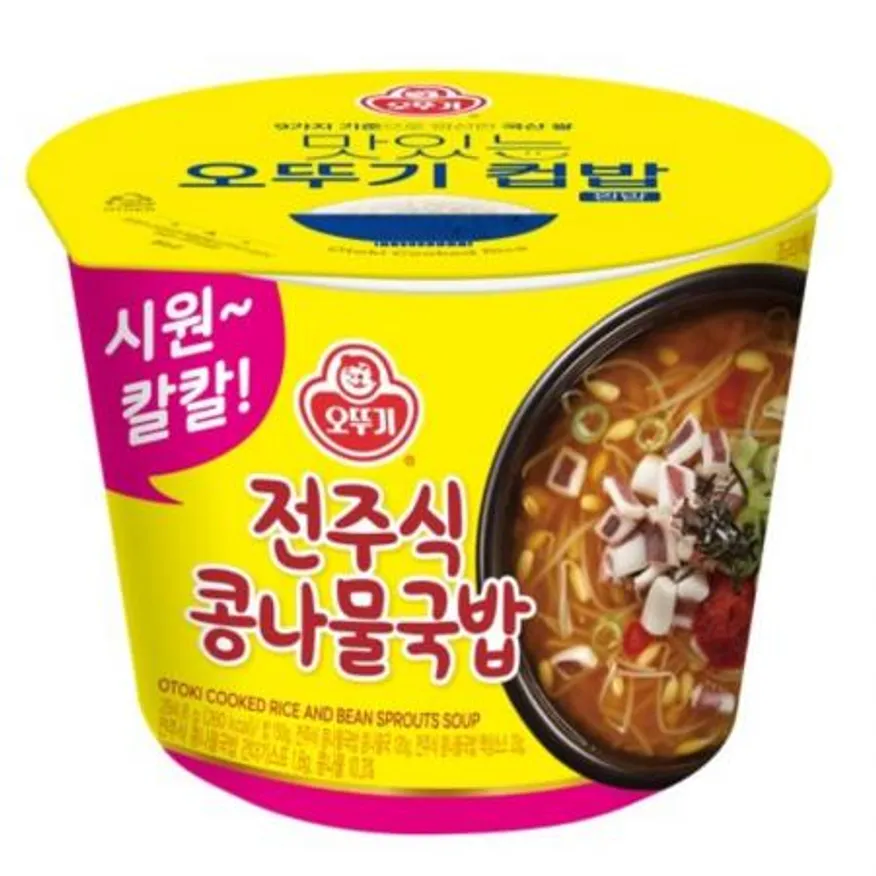 (16:30마감(D) 전주식콩나물국밥(오뚜기/컵밥/294.8G)EA 이미지