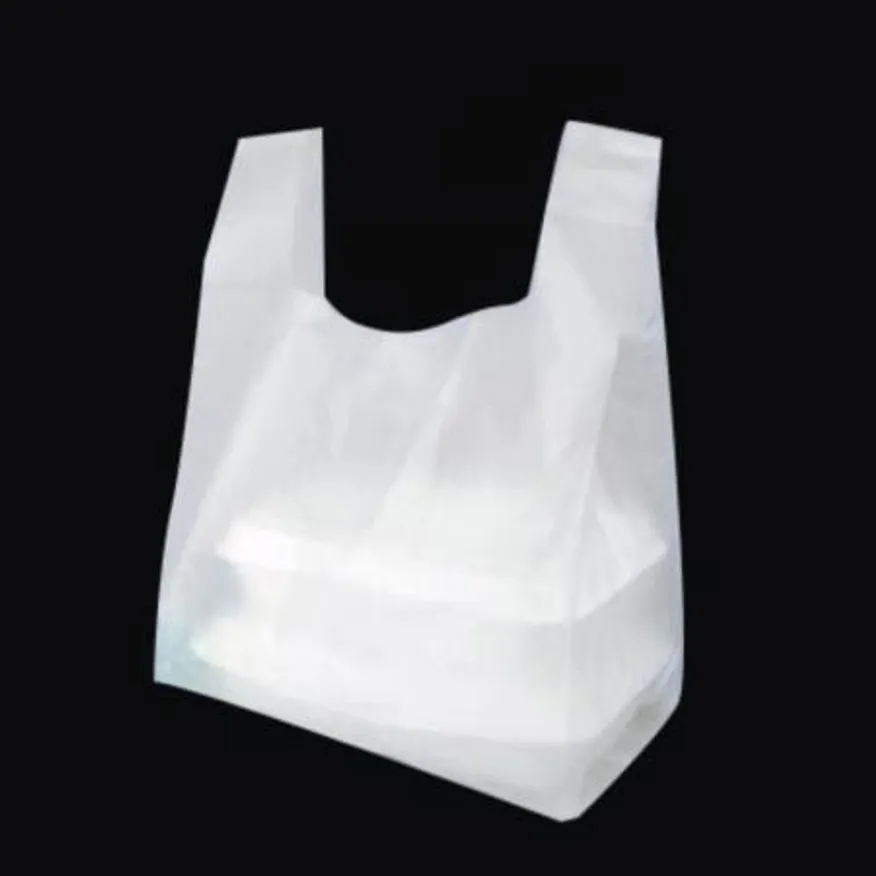 (16:30마감(D) HD비닐백(손잡이/27*17*H45cm/HDPE/흰색/1000매)BOX 이미지