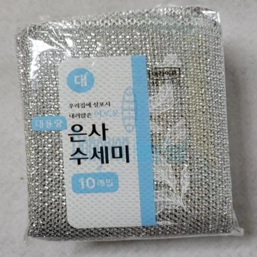 (16:30마감(D) 은사수세미(롯데/이라이프/18*14cm/10입)EA 이미지