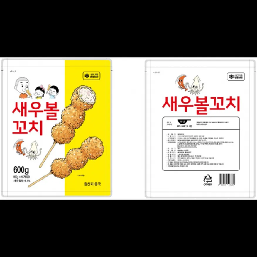 (16:30마감)새우볼튀김꼬치(중국산/600G(60G*10EA)/PAC) 이미지