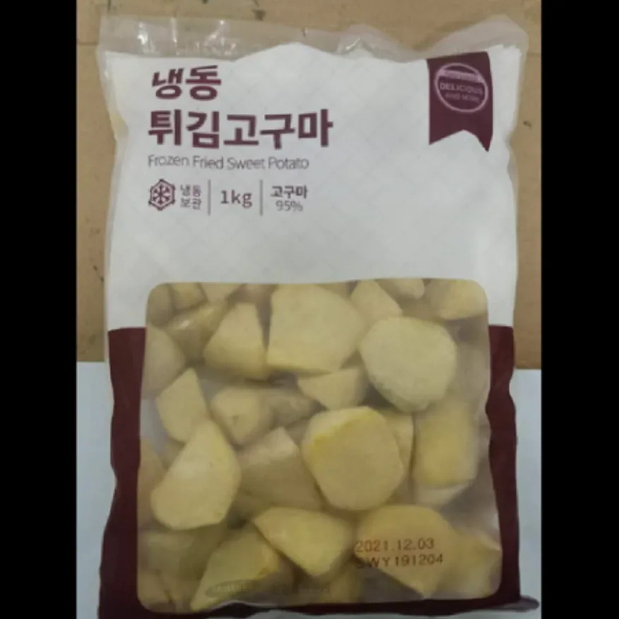 (16:30마감)냉동튀김고구마(고구마맛탕용/중국산/1KG/PAC) 이미지
