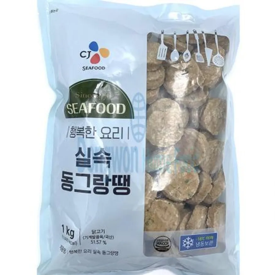 (16:30마감(D) 실속동그랑땡(CJ씨푸드/닭고기:국내산/1kg)EA 이미지