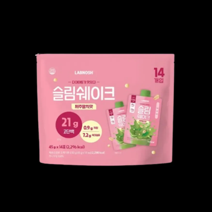 코스트코/LABNOSH-랩노쉬 슬림쉐이크 제주말차맛 450G x 14개 이미지